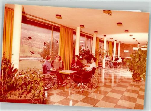 Hachen Krankenhaus Sauerlandklinik Aufenthaltsraum Foto Original aus Archiv eines Ansichtskartenverlags Ort handschriftlich