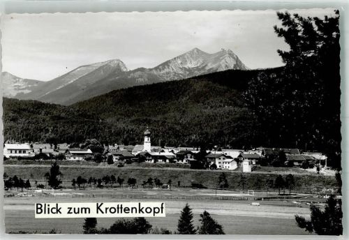 82467 W8101 Krün FOTO KEINE AK Krottenkopf Foto Original aus Archiv eines Ansichtskartenverlags