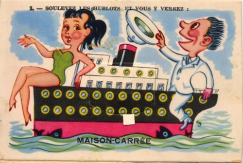 Nimes Maison-Carrèe (Algerien) Leporello, Humor, Schiffsausflug I-II