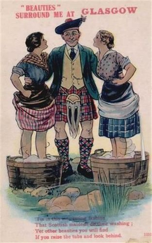 Glasgow Glasgow (Großbritannien) Leporello I-II (fleckig VS/RS, Ecken abgestossen)
