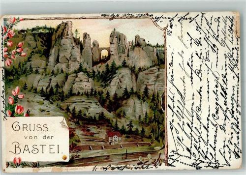Bastei 1900 Sächsische Schweiz