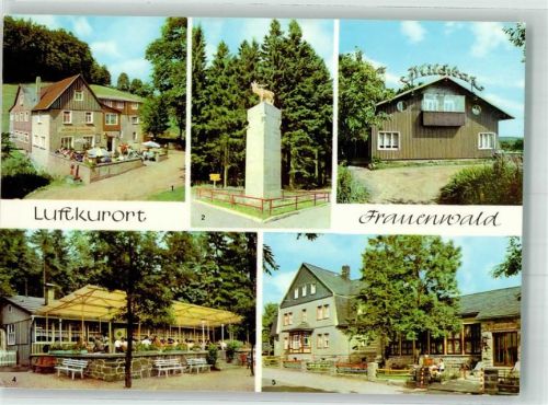 Frauenwald Denkmal Cafe Milchbar Waldcafe Lenkgrund Pension FDB-Heim Denkmal