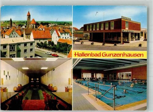 Gunzenhausen Schwimmbad Kegelbahn Stadtkirche St. Mariä Virginis