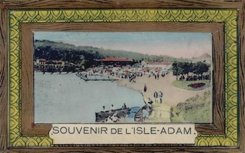 L'Isle-Adam L'Isle-Adam (Frankreich) Leporello II- (Reißnagelloch, Ecken abgestossen)