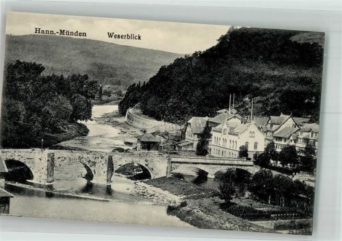 Hann. Münden Weserbrücke Verlag Hans Augustin 5952