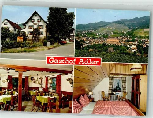 Kappelrodeck 1981 Gasthaus Adler Pension