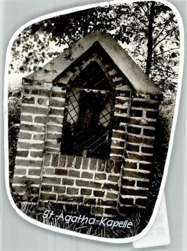 Oberkrüchten St. Agatha Kapelle Foto Original aus Archiv eines Ansichtskartenverlages