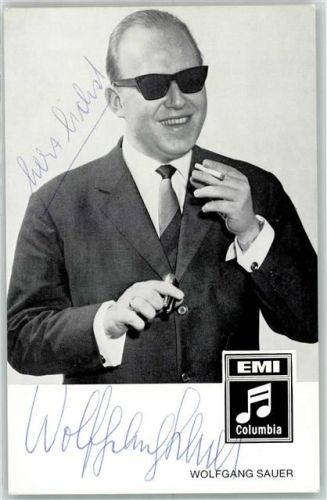 Wolfgang Sauer Autogramm origin. Unterschrift