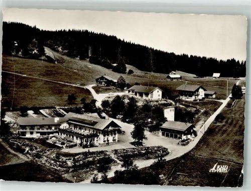 Seifriedsberg 1964 Fliegeraufnahme Hotel Pension Kühberg