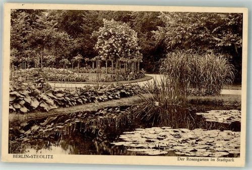 Steglitz 1929 Rosengarten Stadtpark
