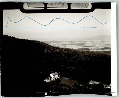 Rötz Fliegeraufnahme Ort handschiftlich Foto Original aus Archiv eines Ansichtskartenverlages
