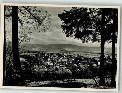 Emmendingen Panorama des Ortes Fotograf Oskar Blenkner