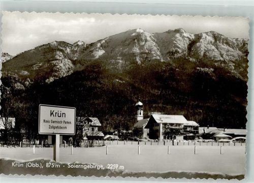 Krün Soierngebirge Winter
