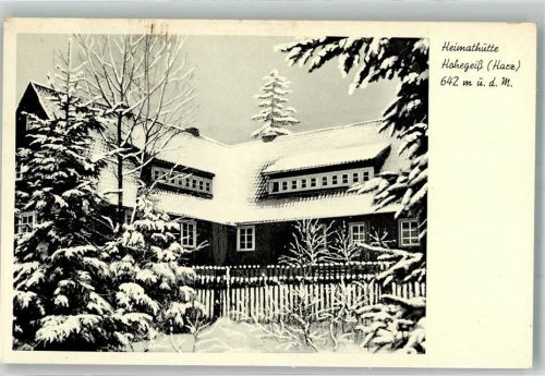 Hohegeiß Winter Heimathütte
