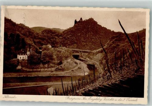Altenahr 1934 Burg Are Viadukt