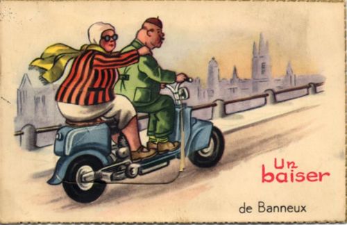 Banneux Banneux (Belgien) Leporello Motorroller I-II (Marke entfernt)