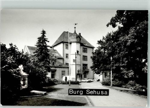 Seesen Burg Sehusa Foto Original aus Archiv eines Ansichtskartenverlages Ort handschriftlich