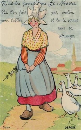 Le Havre Le Havre (Frankreich) Leporello signiert Seen II- (Reißnagelloch, kleiner Einriss bei Leporello-Abdeckung)