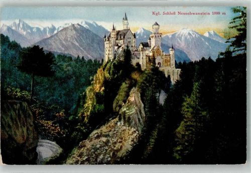 Hohenschwangau 1919 Schloss Neuschwanstein