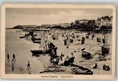Seebad Bansin Strandleben Verlag Julius Simonsen Nr. 21797