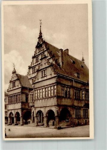 Paderborn 1935 Bild 15 Rathaus Reichswinterhilfe-Lotterie