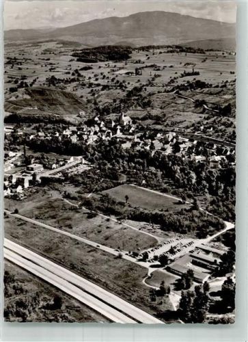 Bad Bellingen Fliegeraufnahme des Ortes