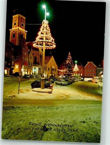 Cham Winter Weihnacht Neujahr Marktplatz
