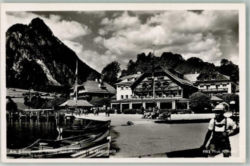 Königssee Hotel Schiffmeister Am Königsee Tracht Foto Huber
