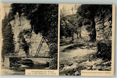 Wutach Wutach Fluss verschwinden und wiedererscheinen
