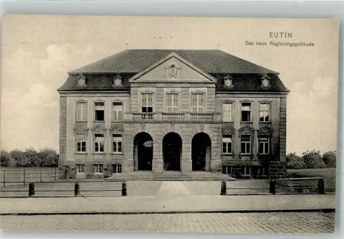 Eutin 1915 Feldpost WK I Regierungsgebäude