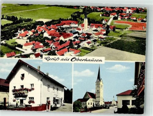 Oberhausen Fliegeraufnahme Kirche