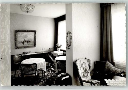 Timmendorfer Strand Hotel Flamingo Salon Foto Original aus Archiv eines Ansichtskartenverlages Ort handschriftlich