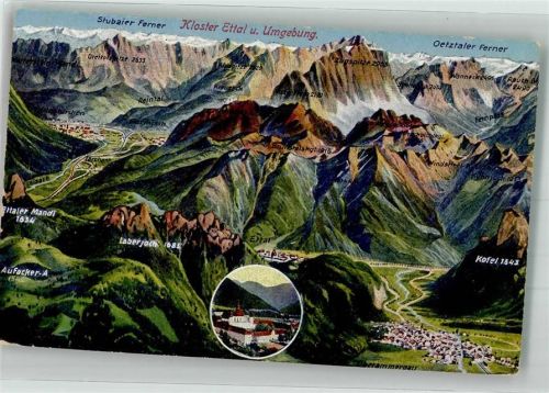 Ettal Kofel Laberjoch Mandl Reintal Kloster