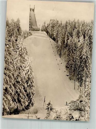 Johanngeorgenstadt 1966 Sprungschanze Winter