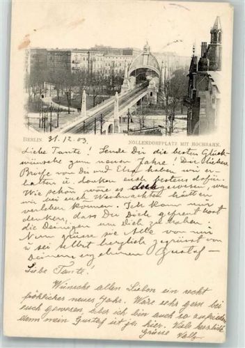 Schöneberg 1903 Nollendorfplatz mit Hochbahn