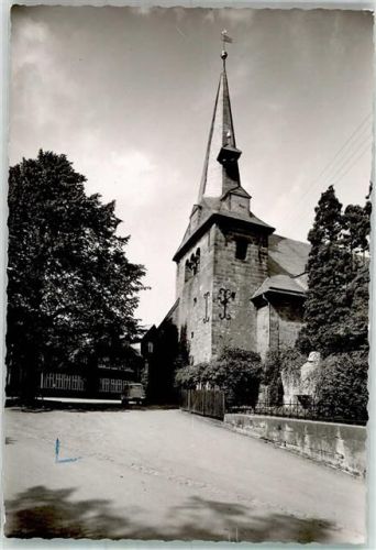 Langelsheim Kirche Foto Original aus Archiv eines Ansichtskartenverlages