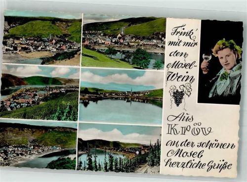 Kröv 1961 Tracht Wein