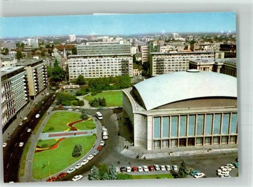 Bukarest Amateurfunk QSL-Karte Platz des Palais der Sozialistischen Republik