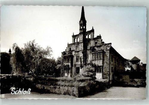 Eimbeckhausen Schloss Ort handschriftlich Foto Original aus Archiv eines Ansichtskartenverlages