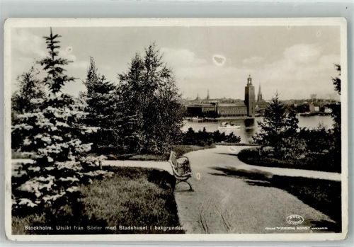 Stockholm 1940 Rathaus Feldpost WK II Oberkommando der Wehrmacht