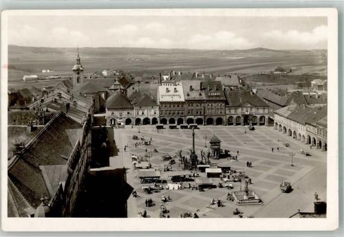 Jicin 1942 Marktplatz Marktszene