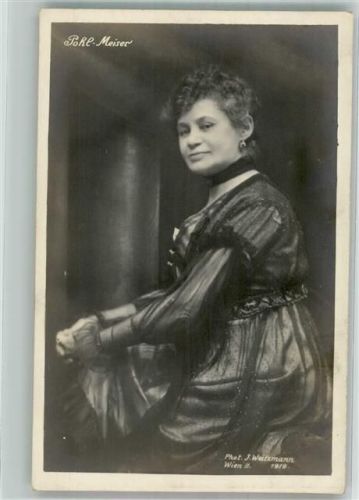 Wien 1919 Portrait von Viktoria Pohl-Meiser Ort lt. Fotograf Weitzmann