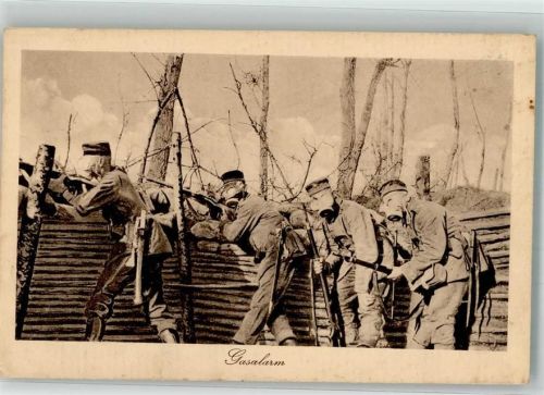 1918 Gasalarm Reserve Fußartillerie Regiment No. 18 5. Bataillon
