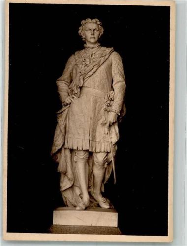 Herrenchiemsee Skulptur Standbild des Königs im Schloss Herrenchiemsee von Ney/Ochs