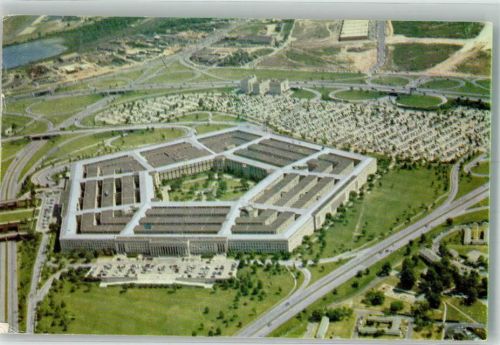 Washington D.C. 1956 Fliegeraufnahme Pentagon