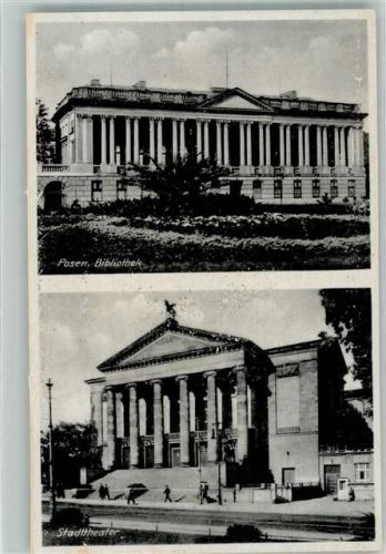 Posen Bibliothek Stadttheater