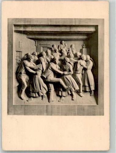 Wien Reliefbild Bauernschenke von Adolf Wagner von der Mühl Verlag Karl Kühne 7836