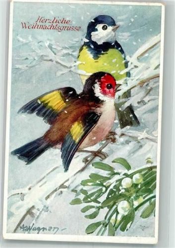 sign. Wagner A. Weihnachten Auf schwanken Zweigen Wohlgemuth u. Lissner No. 033389