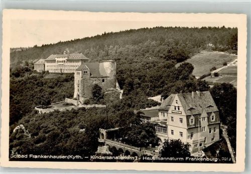 Bad Frankenhausen 1960 Burg Frankenburg Hausmannsturm Kinder- Sanatorium
