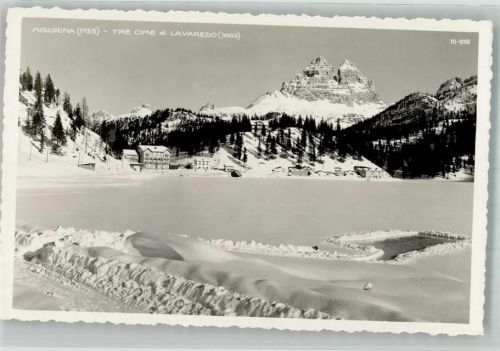 Misurina Winter Tre Cime di Lavaredo